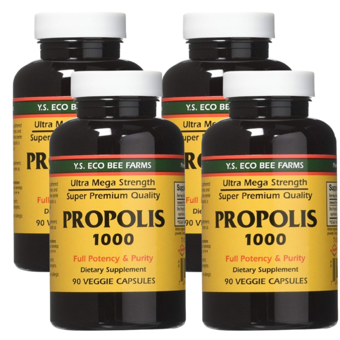 <b>YS</b><b>에코비팜 프로폴리스</b> 1000mg 90캡슐 4개