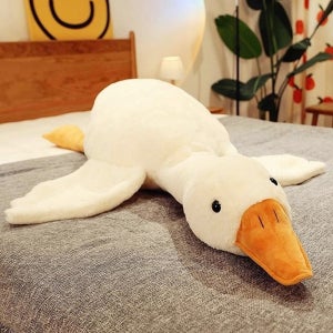 오리바디필로우 안고자는인형 오리쿠션 오리 베개 대형거위