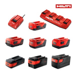 힐티 무선 충전 리튬이온 배터리 & 충전기 22V 36V