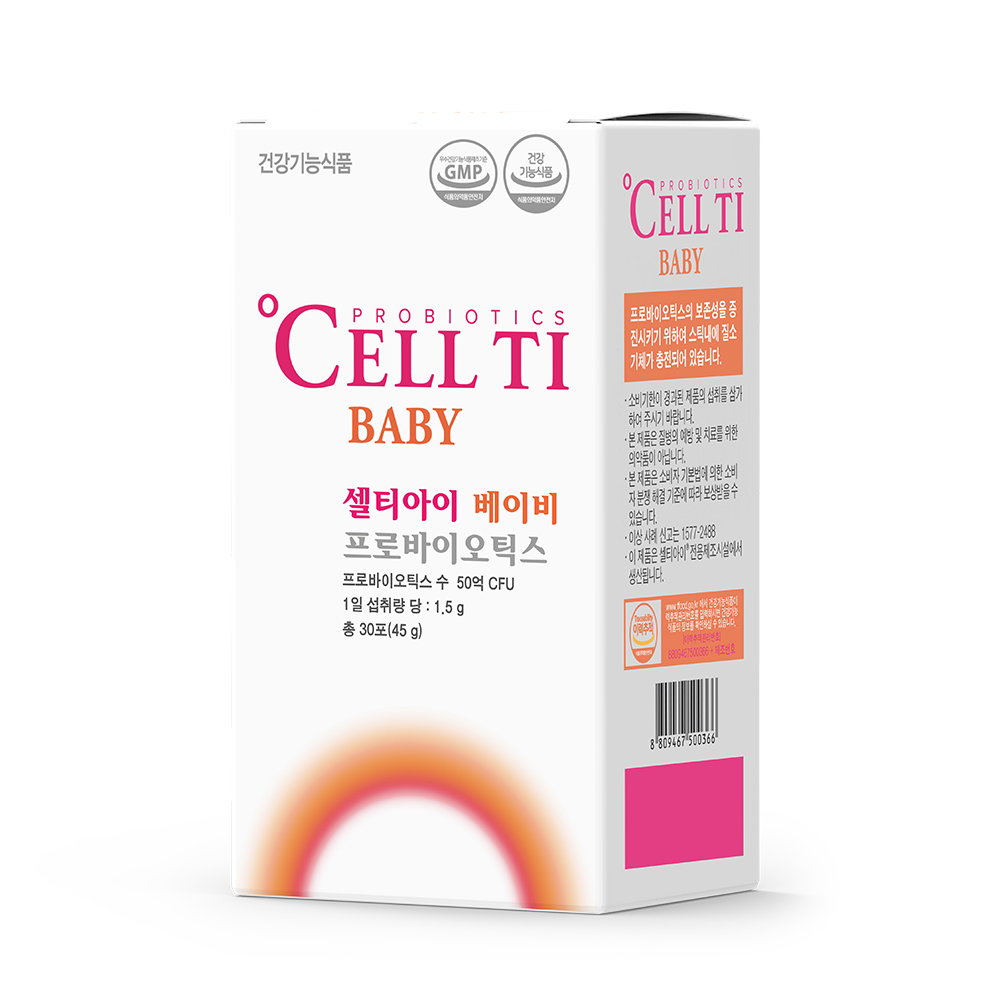 <b>셀티아이 베이비</b> 잘 누는 아기 유산균 우리 아기 첫 유산균 30포, 1개