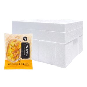 쿠즈락 깐쇼새우 1kg x 10개 깐풍새우 칠리새우