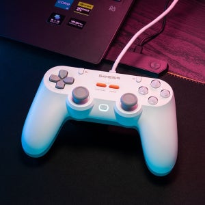 게임써 T3 Lite GAMESIR 레트로 유선 게임 컨트롤러 조이스틱 XBOX 화이트