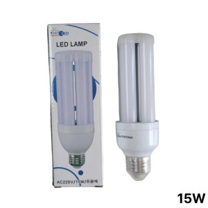 룩스누리 LED 전구 스틱램프 소켓사이즈E26 15w 주광색 공장 램프 콘벌브 KS