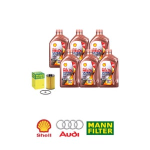 아우디 A7 40 TDI 엔진오일 C8[DFB] 쉘6L 만필터