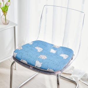 이솔홈 북극곰 여름방석 쿨 사무실 의자 통풍 방석