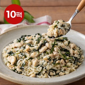 흑닭 닭가슴살 곤드레나물 볶음밥 300g 10팩