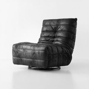 니스코 리클라이너 1인소파 회전형 블랙 7925.6229, 1인용