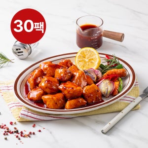 흑닭 한입 소스인 닭가슴살 숯불바베큐맛100g 30팩