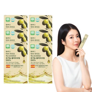 헬씨허그 리얼 유기농 엑스트라버진 올리브오일 100% 300ml, 6개