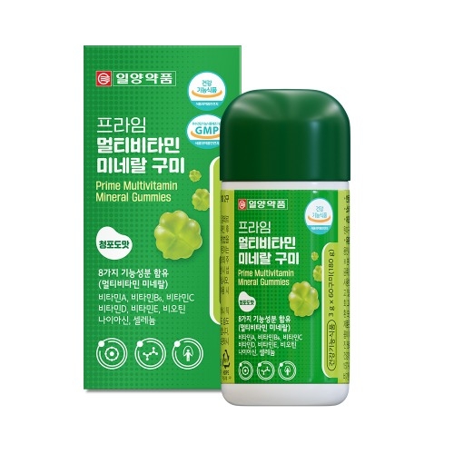 [1개월분]일양약품 프라임 <b>멀티</b>비타민 <b>미네랄</b> 구미 3g x 60구미