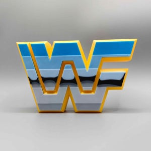 WWE 레슬링 3D프린팅 로고