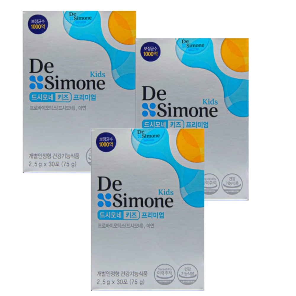 드시모네 유산균 아기 어린이 키즈 유아 <b>변비</b> <b>프리미엄</b> 30포, 3개