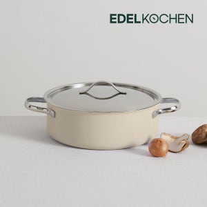 에델코첸 통3중 클래식L 전골냄비 24cm (아이보리)