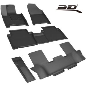 3D 카구 TPE 카매트 현대 싼타페 MX5 하이브리드 6/7인승, 1열+2열+3열