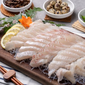 당일작업 광어회 슬라이스 200g(초장,와사비 제공)
