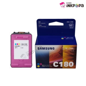 INK-C180 (삼성 C180) 정품잉크 칼라 SL-J1660 J1663 J1665