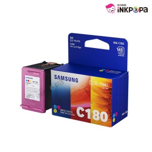 INK-C180 (삼성 C180) 정품잉크 칼라 SL-J1660 J1663 J1665
