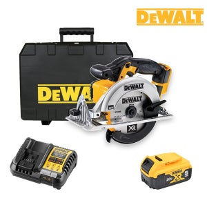 디월트 충전원형톱 20V DCS391P1 5.0Ah 배터리1개