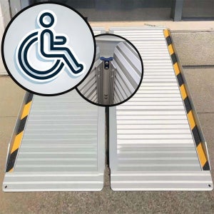 휠체어경사로 이동식 경사판 장애인 계단 슬로프 접이식 경사로발판