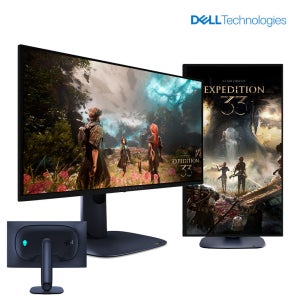 [당일출고] DELL 27인치 AW2725Q 게이밍 모니터 4K QD-OLED 240Hz NVIDIA인증 피벗 좌우회전