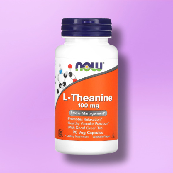 나우푸드 엘 L<b>테아닌 100mg</b> 베지캡슐 90정