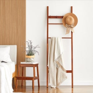 원목 사다리 행거 홈카페 스탠드 사다리형 옷걸이 조립형 인테리어 옷걸이행거