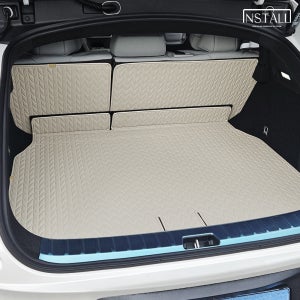 폴스타4 인스톨 리노 가죽 트렁크매트 2열등커버+트렁크상단매트(일체형)