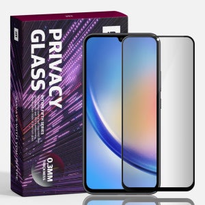 인타입 프라이버시 강화유리 사생활보호필름 갤럭시A34, 2매입