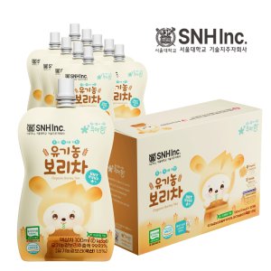 서울대 우아한 유기농 아기 보리차 100ml 10팩 유아 유아용 아이 어린이 음료