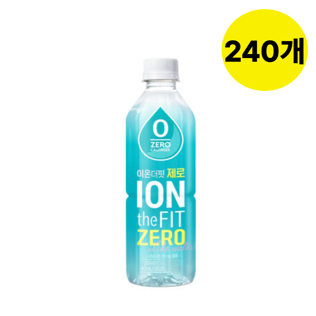 웅진 이온더핏 제로 대량 <b>운동</b> 이온음료 500mL 240개