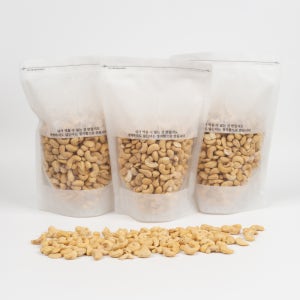 더바른상회 25년 최신통관 베트남 생 캐슈넛 효능 500g, 3개