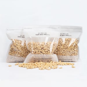 더바른상회 25년 최신통관 베트남 생 캐슈넛 효능 1kg, 3개