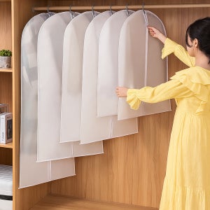 팔라리빙 옷커버 의류커버 5P 반투명 옷걸이 의류 보관 PEVA 옷덮개