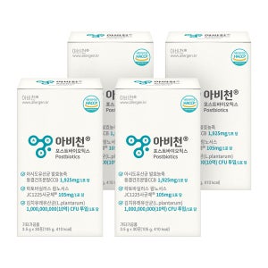 아비천 포스트바이오틱스 락토바실러스 람노서스 사균체 아토피 유산균 30포, 4개