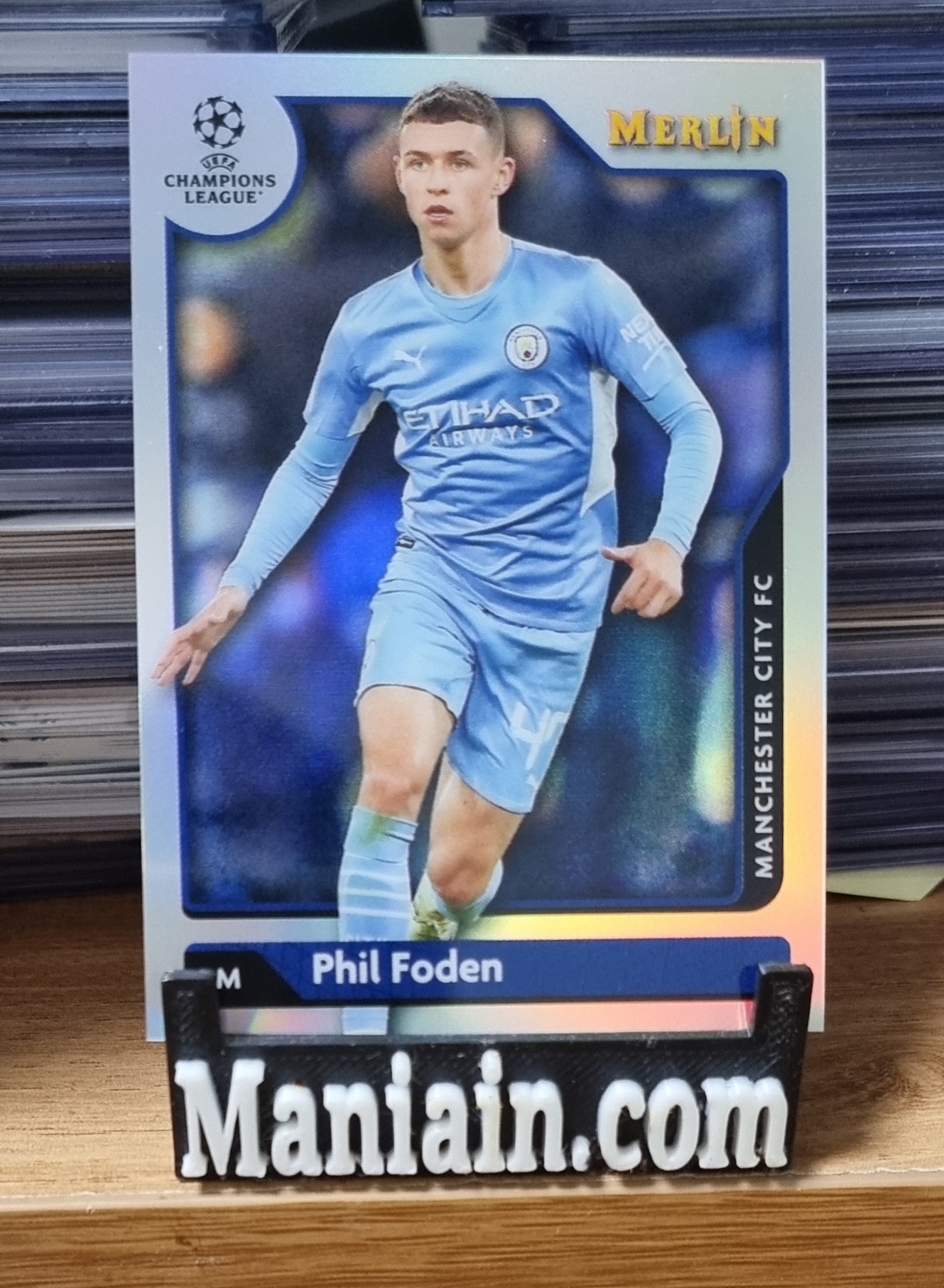필 포든 2021-22 Topps Merlin Chrome UCL PHIL FODEN Refractor Phil Foden No-38 축구카드