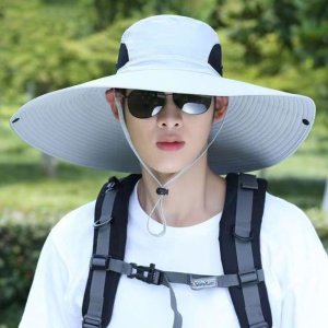 등산 사파리 남자 모자 챙넓은 여름 정글 모자 비치 휴양지 버킷햇
