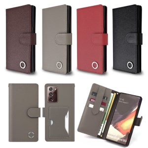 갤럭시A16 버디4 지갑 케이스 천연 소가죽 헤일로