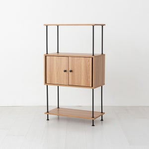 이지보 선반수납장 62x31x107, 4단, 리베라오크 7318.3549