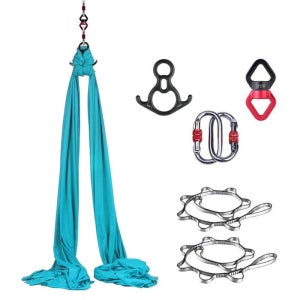 플라잉요가 해먹 가정용 홈트 스윙 세트 낮은 탄성 홈필라테스 플라잉해먹