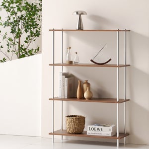 우드 거실 선반장 거실선반인테리어 넓은 진열 선반 장식장