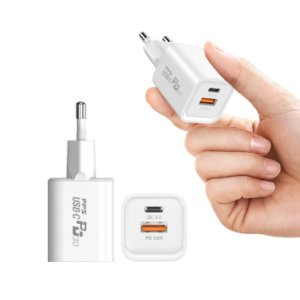 고속 충전기 어댑터 멀티 충전기 PD3.0 초고속 충전 듀얼포트 C, USB 타입
