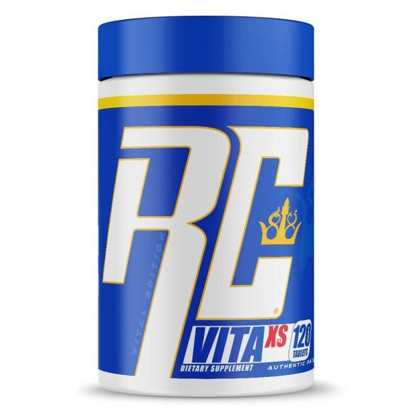 Ronnie Coleman Signature Series Vita XS 남성 및 여성용 멀티<b>비타민</b> 운동 회복 전반적인 건강을 위한 <b>비타민</b> B 미네랄이 함유된 일일 영양 지원 60회
