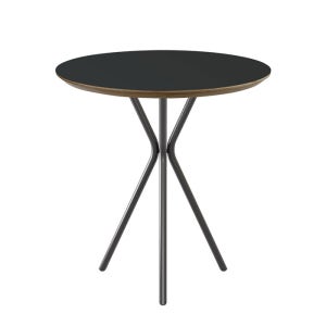 블랙 원형테이블 hpm 자작합판 켄터키 블랙하부 600 700 36t 빗각턱