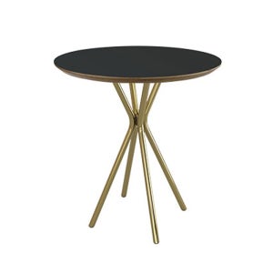 블랙 원형테이블 hpm 자작합판 켄터키 골드하부 600 700 36t 빗각턱