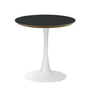 블랙 원형테이블 hpm 자작합판 가우스 화이트하부 600 700 36t 빗각턱