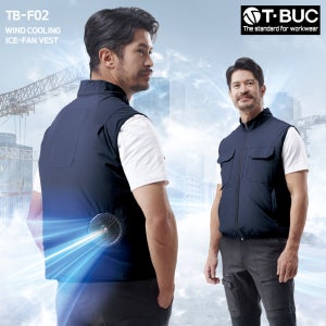 티뷰크작업복 윈드쿨링냉감 선풍기쪼기 팬조끼 여름작업복조끼 근무복 단체복 TB-F02