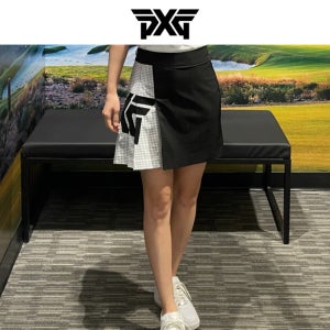 PXG 여성 플리츠 골프 스커트 빅로고 포인트 속바지 일체형