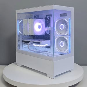 1월 월간견적 화이트2번 7400F 225F RTX5050 5060 5060Ti 화이트 게이밍 조립 컴퓨터