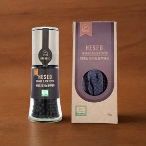 캄폿 후추 미슐랭 캄보디아 kampot 리필 통후추, 40g, 1개(그라인더 포함, 흑후추)