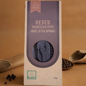 캄폿 후추 미슐랭 캄보디아 kampot 리필 통후추, 40g, 1개(그라인더 미포함, 흑후추)